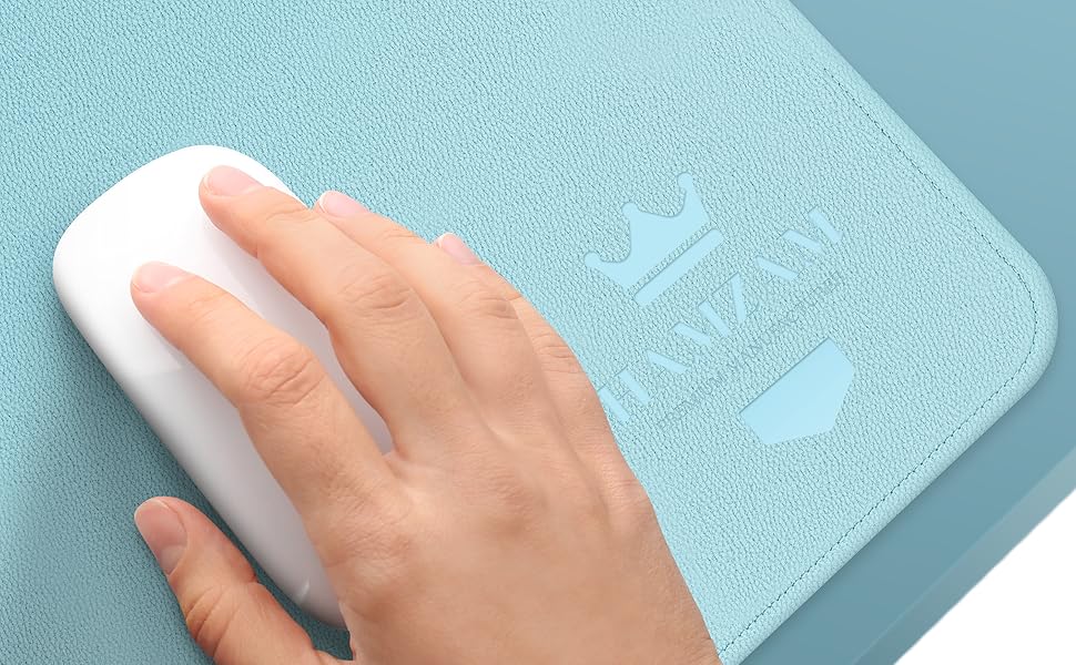 Підкладка для столу HAMZAM з PU шкіри, 90x40 см - преміум якість, з інтегрованим мишкою, для офісу та дому