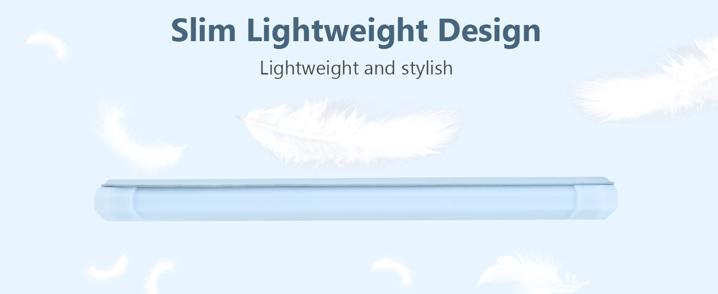 Чохол для Kindle Paperwhite 7' та Kindle Colorsoft Signature Edition (2024/2025), вологостійкий, з магнітним закриттям (світло-блакитний)