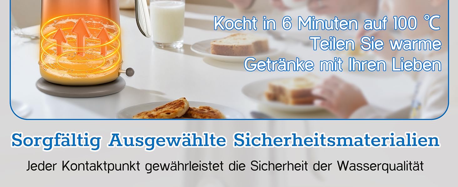 Електричний чайник з нержавіючої сталі з термоіндикатором, 1.7 л, Vintage, з автовимкненням та захистом від сухого кипіння – ідеальний для чаю та кави в сім'ї (Chrome)