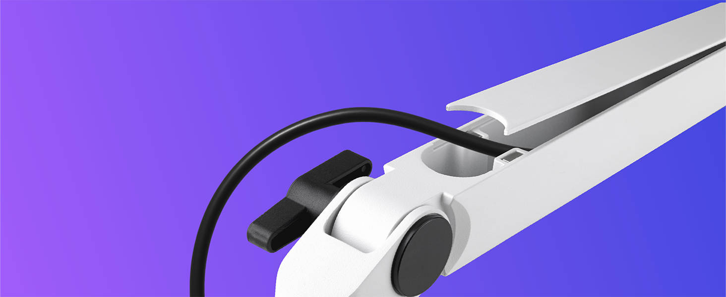 Elgato Wave Mic Arm LP White - Мікрофонна стійка Elgato Wave LP White для подкастів, стрімінгу та геймінгу