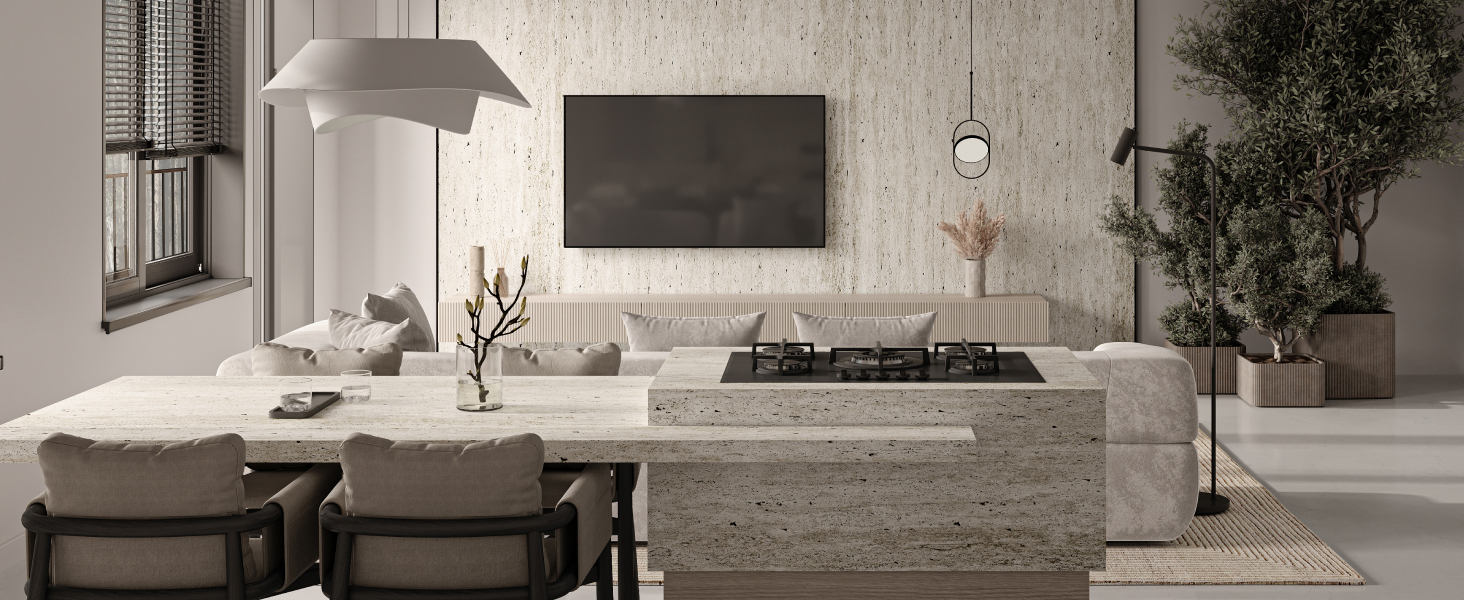 Кріплення для телевізора RICOO S9544 - поворотне та нахильне, для телевізорів 40-65 дюймів, до 45 кг, VESA 400x400 мм, універсальне, підходить для плоских та curved телевізорів