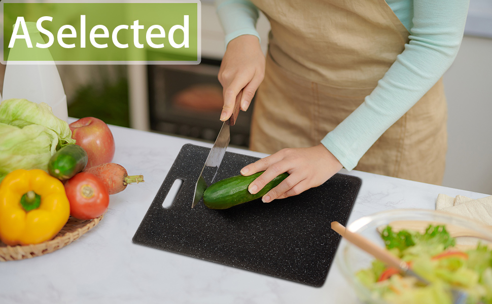 Набір з 3 дерев'яних обробних дощок ASelected для кухні: овочі, фрукти, м'ясо