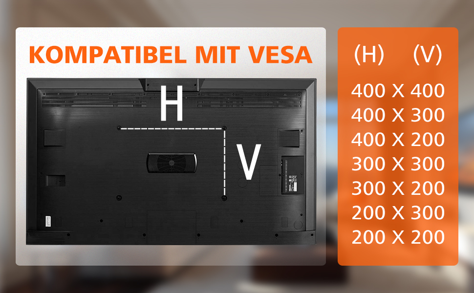 Настінний кронштейн для телевізора Muchen, поворотний та нахильний, для ТБ 40-80 дюймів, до 50 кг, VESA 600x500 / 400x400 мм