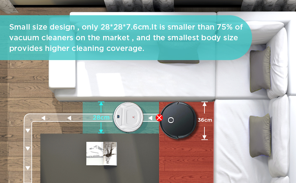 Робот-пилосос LEFANT Gen2 з функцією миття, 12000Pa, LiDAR-навігація, керування через додаток/Alexa/iWatch