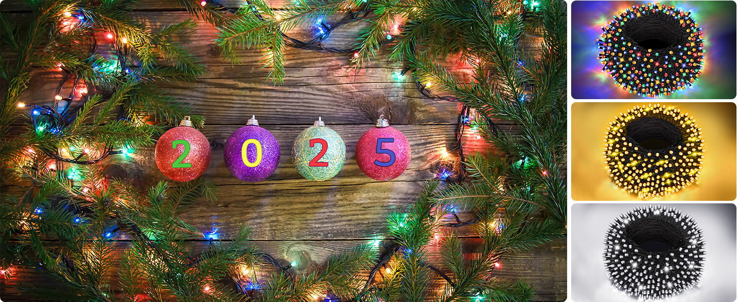 LED гірлянда 100 метрів, 800 LED, тепле світло для декору: Новий Рік, вечірка, сад, балкон. З таймером та пам'яттю