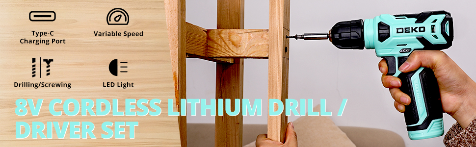 Набір інструментів DEKO 126 шт. у кейсі: для дому, офісу та саду