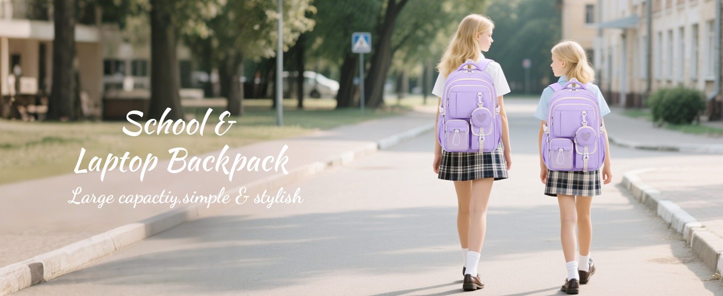 Шкільний рюкзак для дівчаток Tanou, чорний, з дихаючої тканини Oxford, для 3-5 класів