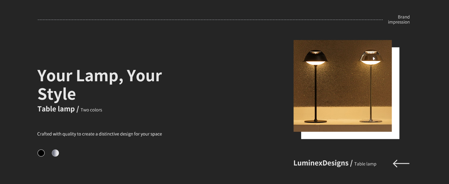 Світлодіодна настільна лампа бездротова LED для вулиці та дому, димована, з акумулятором 5200mAh, водонепроникна IP54, чорна (2 шт)