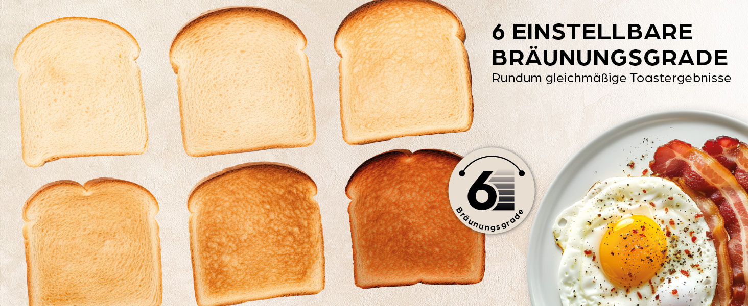 Тостер GOURMETmaxx Kurzschlitz для 2 тостів | Антрацитовий колір, 6 рівнів підсмажування, таймер, підставка для бургерів, функція підігріву | Електричний тостер з сенсорним дисплеєм