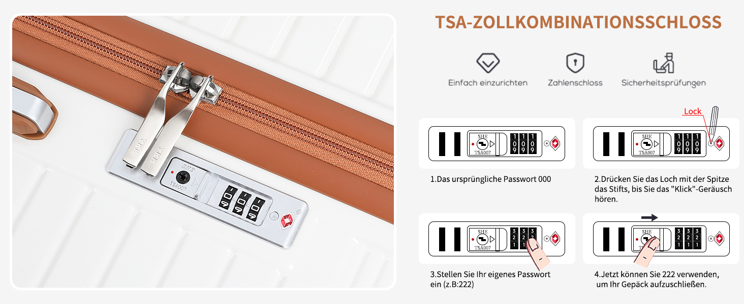 Набір валіз Sea Choice 4 в 1: S/M/L/XL, жорсткий корпус, PC, ручна поклажа, Beautycase, розширюваний, з YKK, TSA-замок, 4 колеса, темно-синій