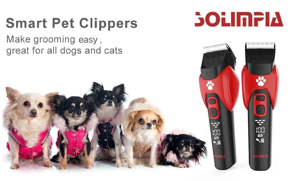 Професійний триммер для собак та котів Solimpia – безшумний, акумуляторний, бездротовий