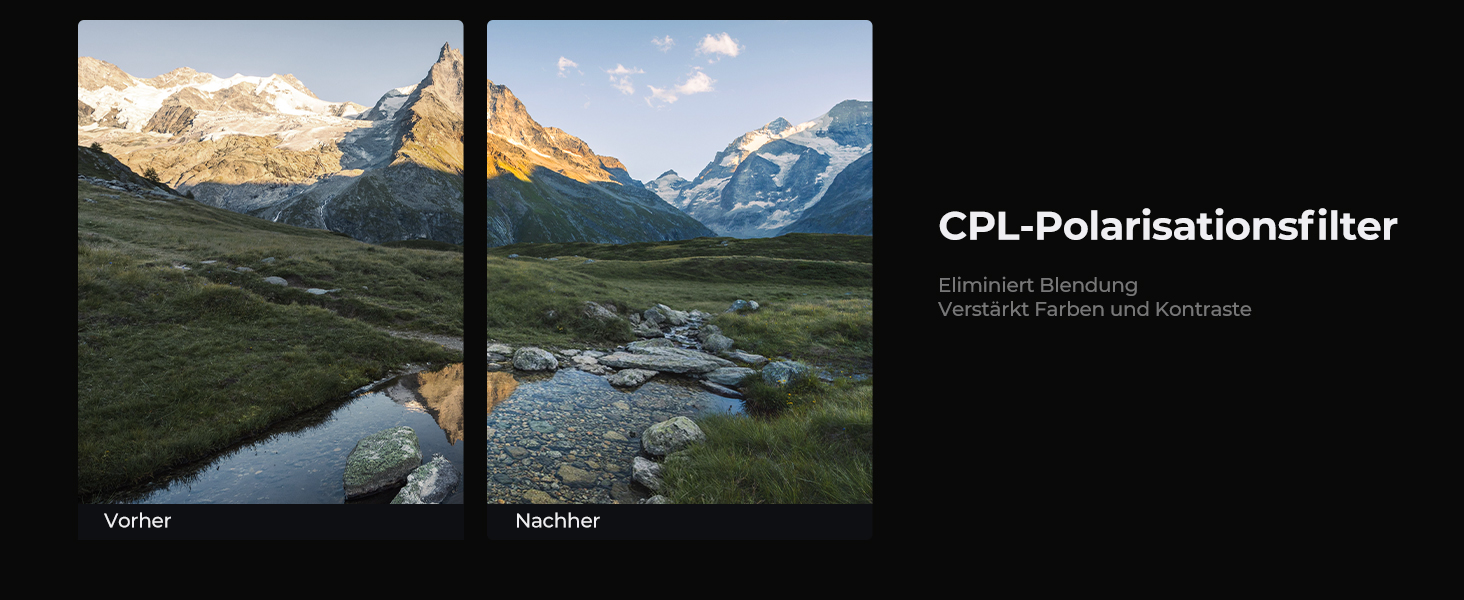 Поляризаційний фільтр K&F Concept 82mm CPL HD з багатошаровим покриттям Nano-Xcel (з кришкою об'єктива)