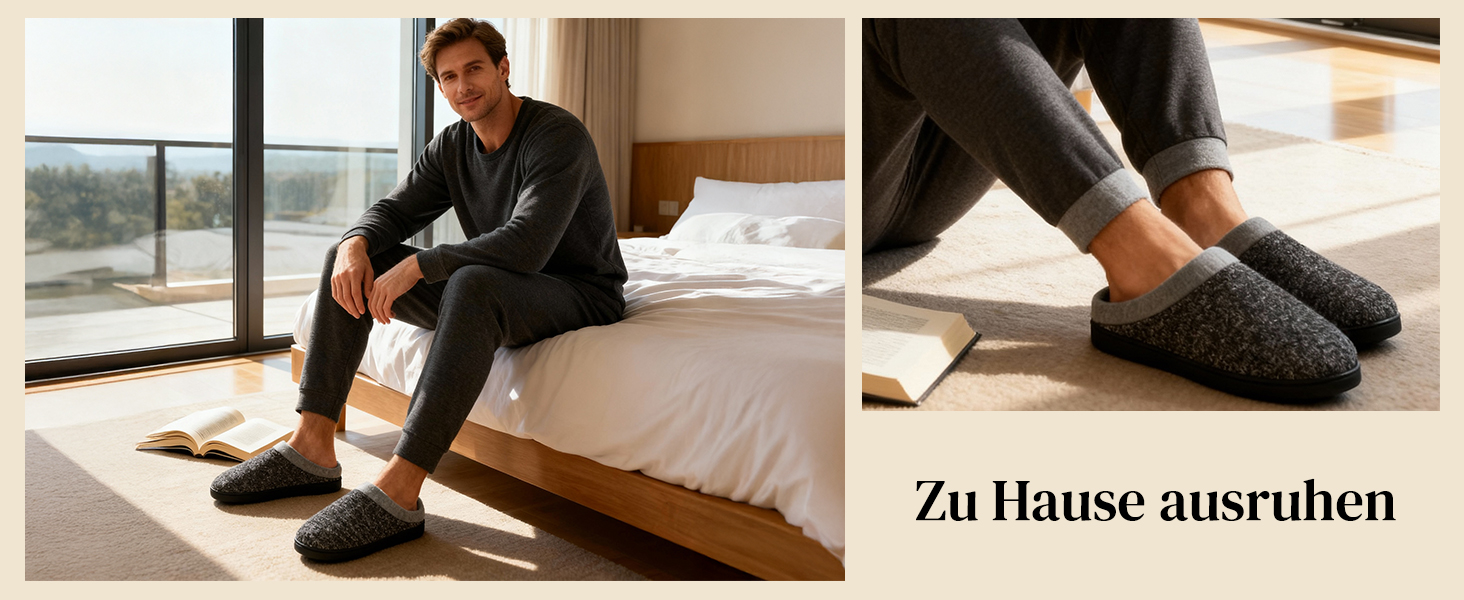 Тапочки домогосподарки Mishansha Herren для жінок, зимові, з піною пам'яті, антиковзаючі, розмір 36-49, темно-синій