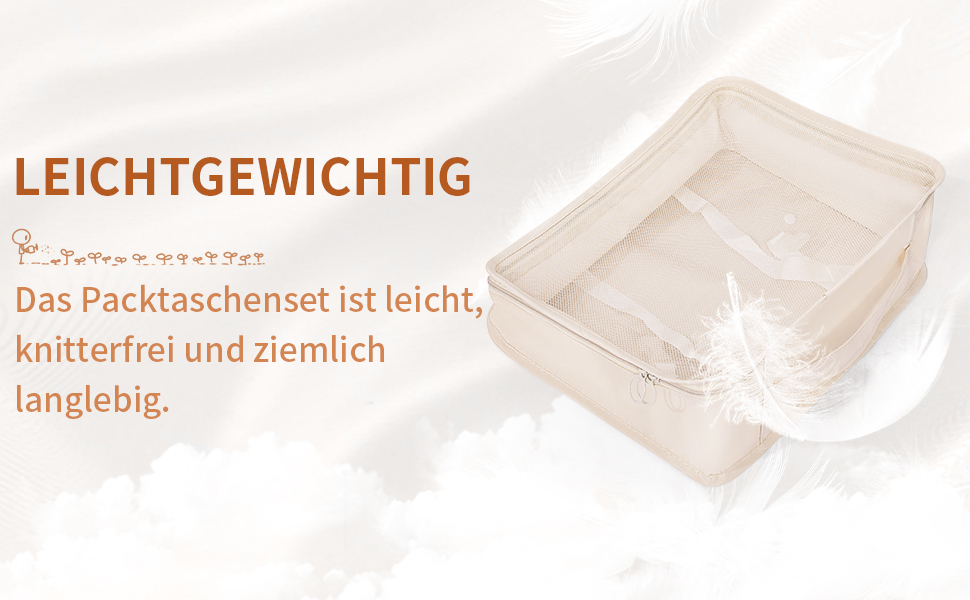 Органайзери для валіз, дорожні аксесуари, водонепроникні сумки-органайзери, 10 шт. Бежевий (Рожевий-11 шт.)