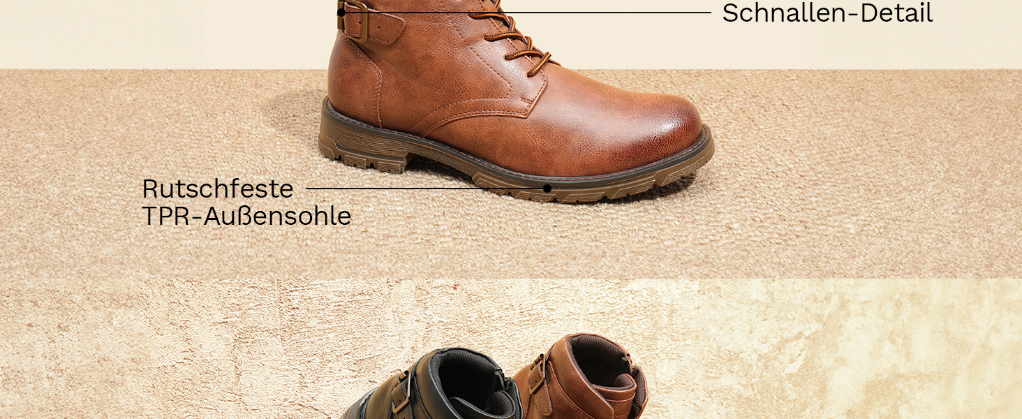 Черевики мотоциклетні Bruno Marc чоловічі Combat на шнурівці з блискавкою та зружною устілкою, 44 EU, чорні