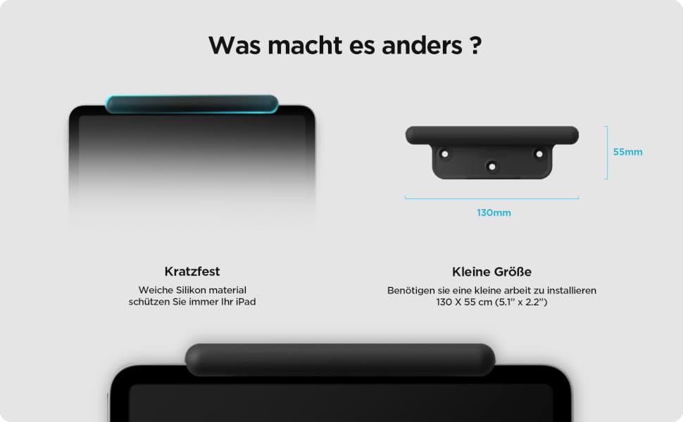 Тримач для планшета elago Home Hub Mount для Apple iPad, iPad Air/Pro, Samsung Galaxy Tab та інших планшетів, силіконовий, з кабелем-органайзером, чорний