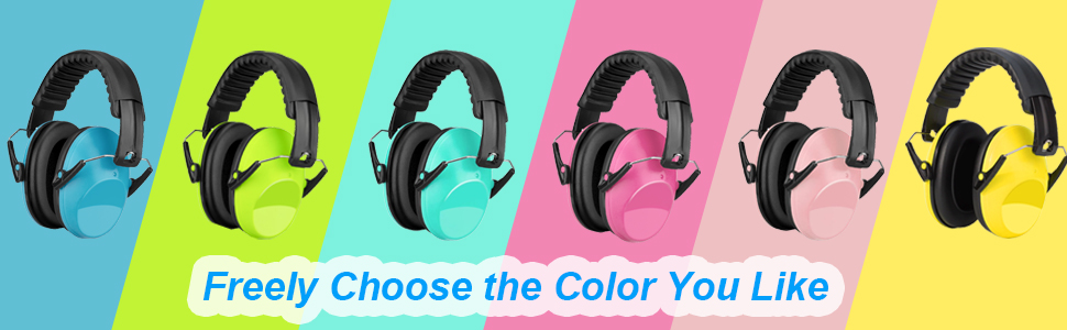 Дитячий захист вух: навушники від шуму, комфортні, складні, для школи, аутизму, сну, навчання, ADHS, феєрверків, концертів (світлорожевий/1 шт.)