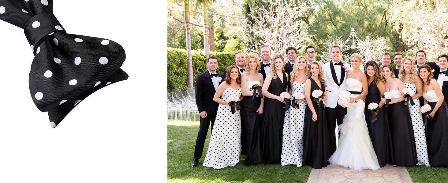 HISDERN Чоловіча краватка-метелик з кишеньковим хустинкою, комплект. Краватка-метелик для чоловіків у горошок/з принтом тварин, для весілля, вечірки, темно-синій/білка