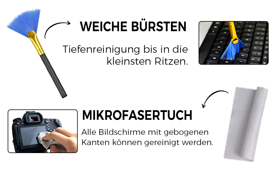 Очиснювач екрану для мобільних пристроїв 2шт (10мл) - для iPhone, монітора, планшета (сірий + рожевий)