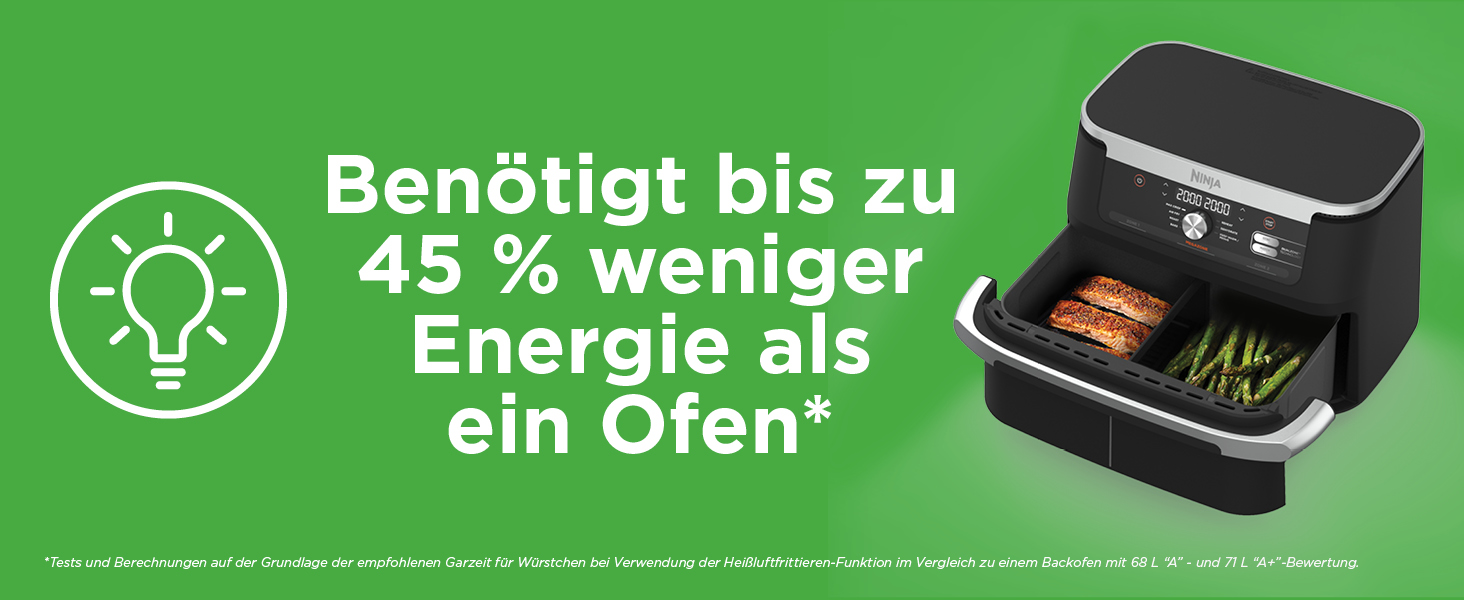 Фритюрниця повітряна Ninja Foodi FlexDrawer AF500EU, 10.4 л, 7-в-1, чорна