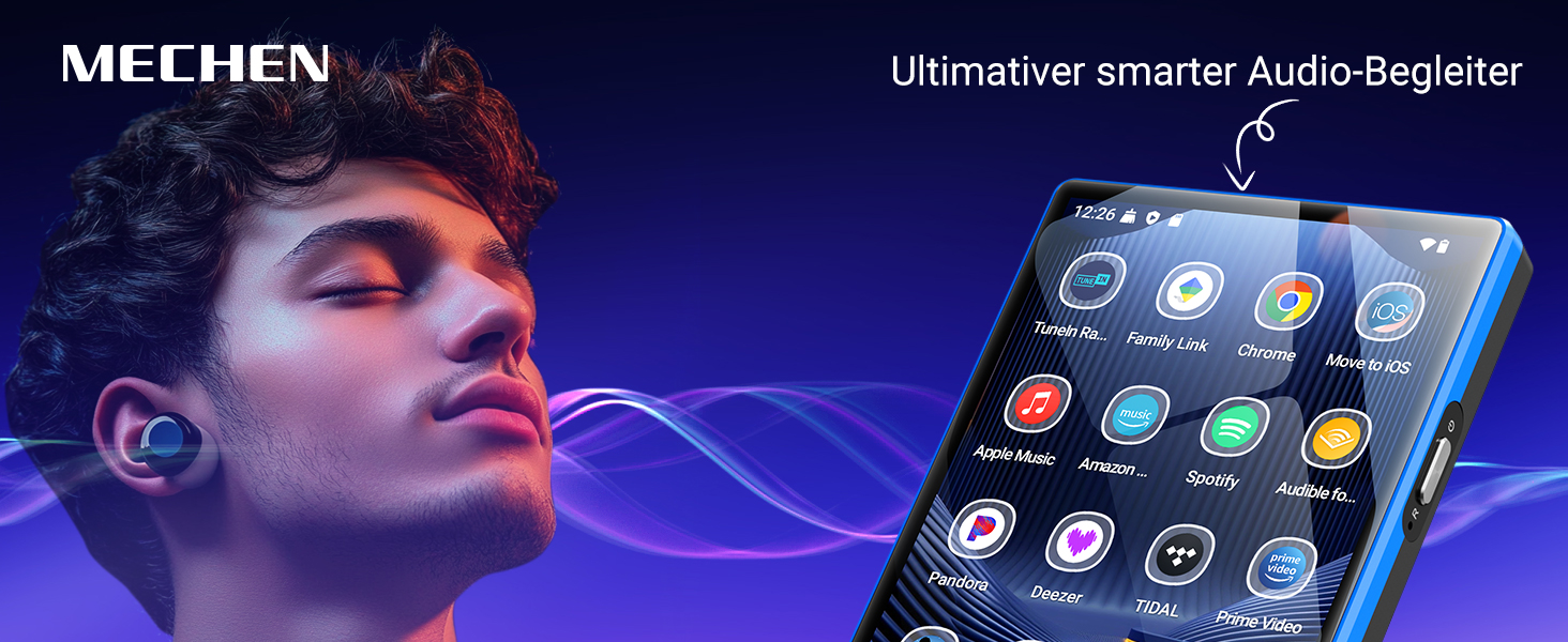 MP3 плеєр Mechen 160GB Android 5