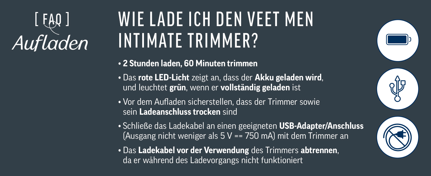 Тріммер Veet Men Intimate - для тіла та зони бікіні, водостійкий | Veet