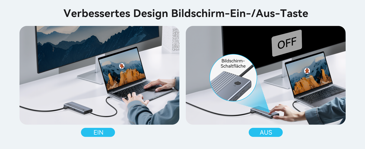 Док-станція USB-C для ноутбука: 2 монітори 4K HDMI, DP, Ethernet, 4 USB, 100W PD, SD/TF, Audio/Mic (15 в 1)