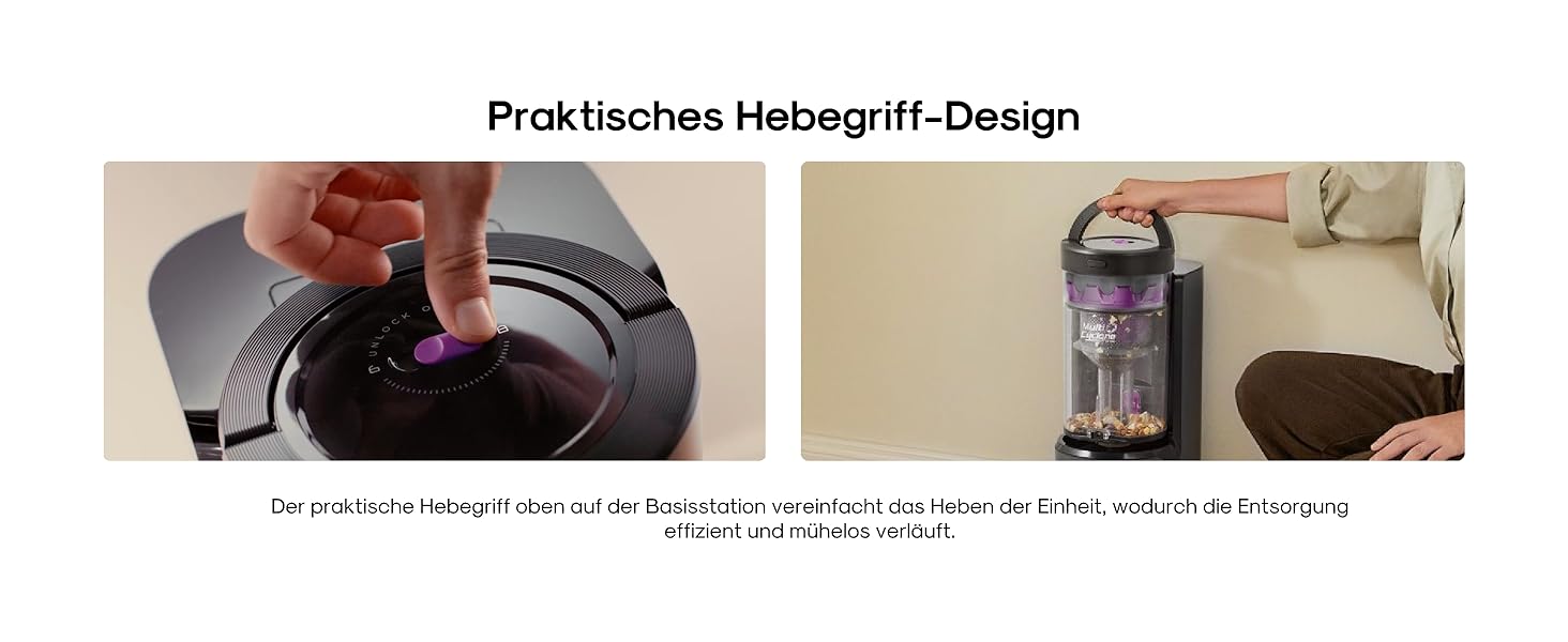 Робот-пилосос Eureka E20 Evo Plus з функцією миття та автопорожненням, 10000 Па, для твердих підлог та килимів, білий (чорний)