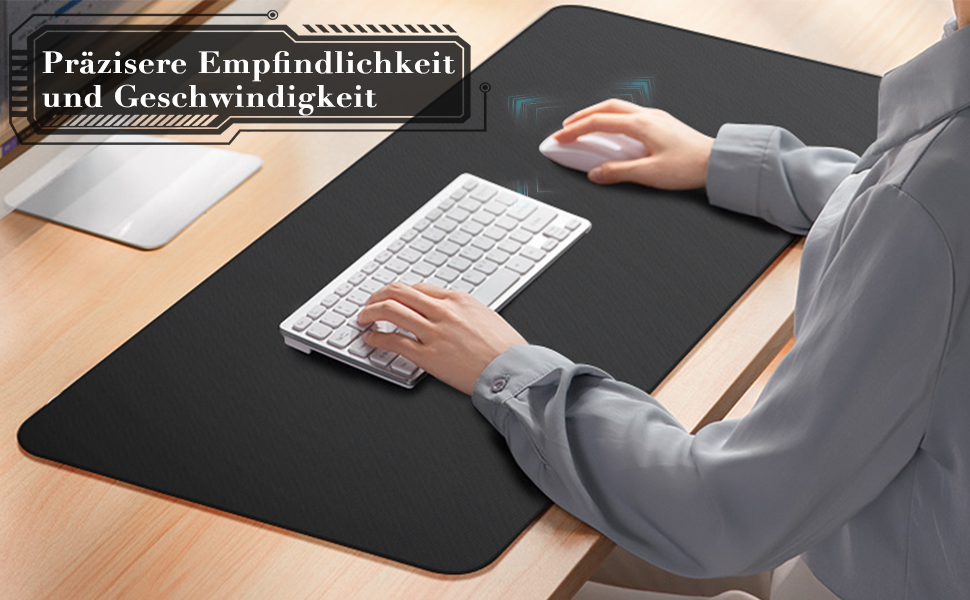 Килимок для миші ігровий RGB 800x300mm XXL, великий, з підсвічуванням 14 режимів, 7 LED кольорів, вологостійкий, антиковзкий, для комп'ютера PC, професійний, чорний