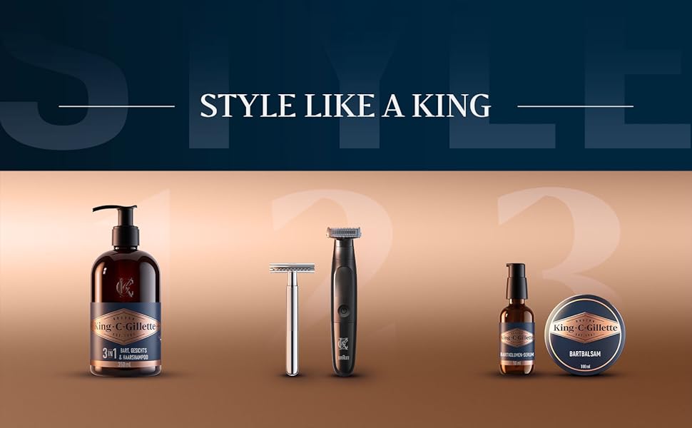 King C. Gillette Style Master: бездротовий тример для бороди з технологією CenterCut, чорний