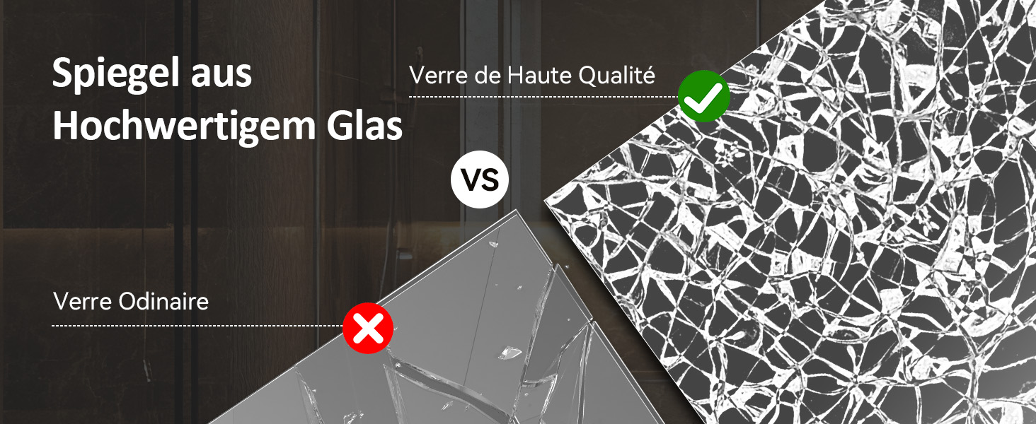 Дзеркало YOURLITE з підсвічуванням 70x50 см, LED дзеркало для ванної кімнати з годинником, сенсорне керування, 3 кольори світла, регулювання яскравості, антизапарник, пам'ять, срібний