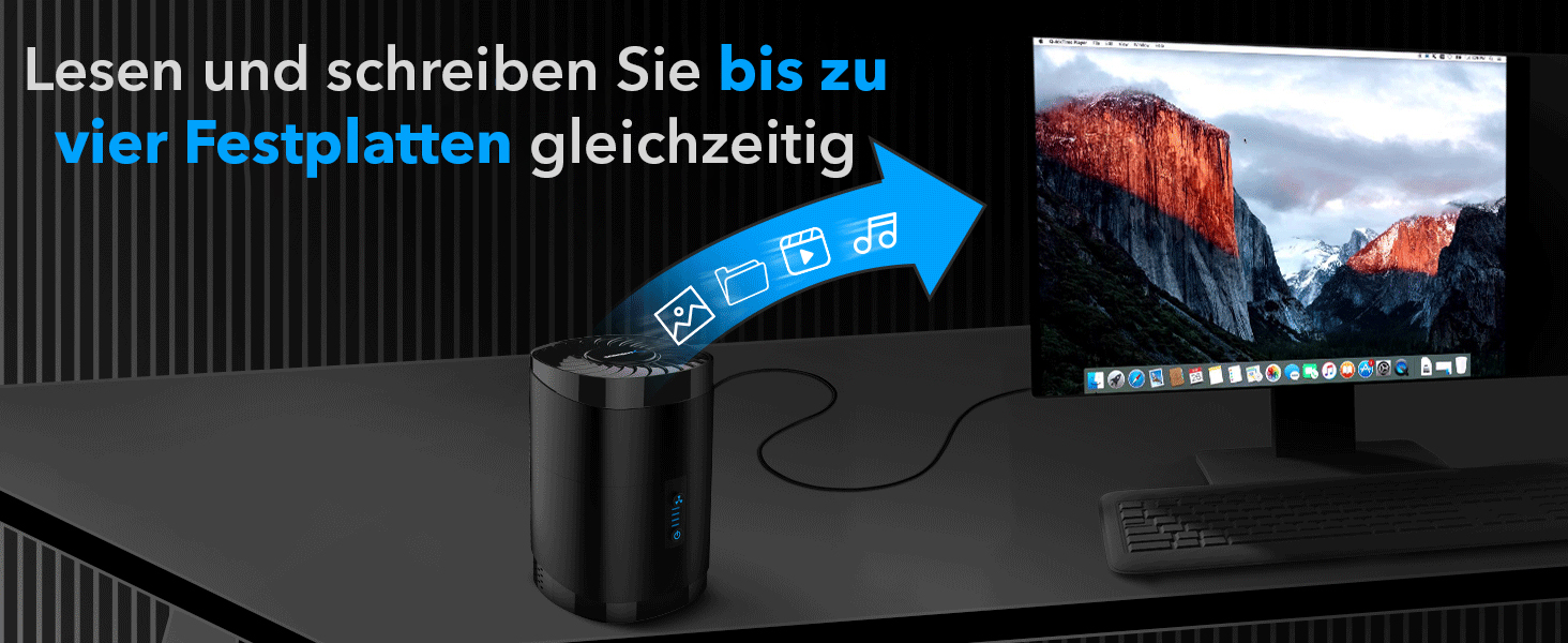 Док-станція Sabrent 4 Bay для 2.5