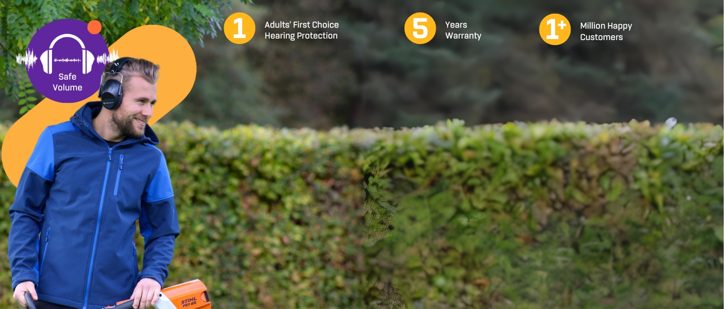 Навушники захисні Vanderfields Premium - шумопоглинання 33.2 dB - для дорослих та підлітків - рожеві