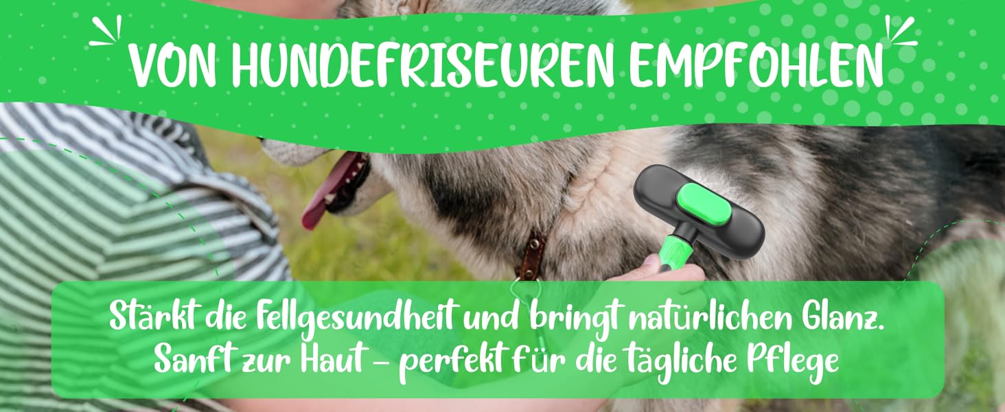 Щітка для вичісування підшерстка собак та котів з довгим хутром Golden Pets - видаляє підшерсток, ковтуни та вузли