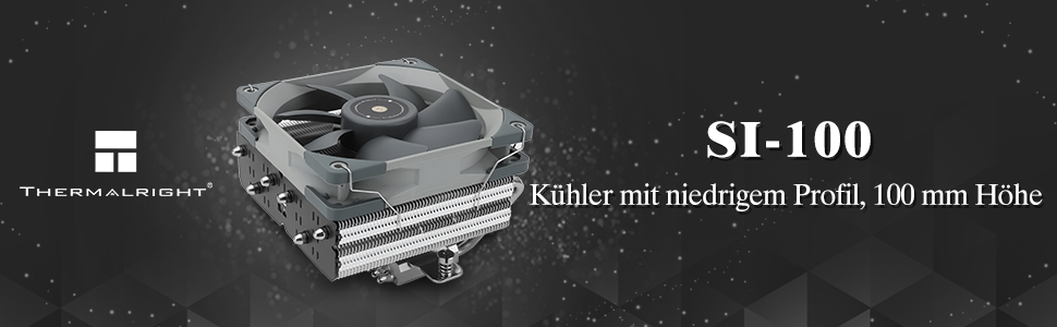 Thermalright SI-100: Повітряний кулер для CPU з 6 тепловими трубами, тихий вентилятор TL-E12 PWM, технологія AGHP 3.0, сумісний з AM4/AM5/Intel 1150/1151/1200/1700/1851/2011