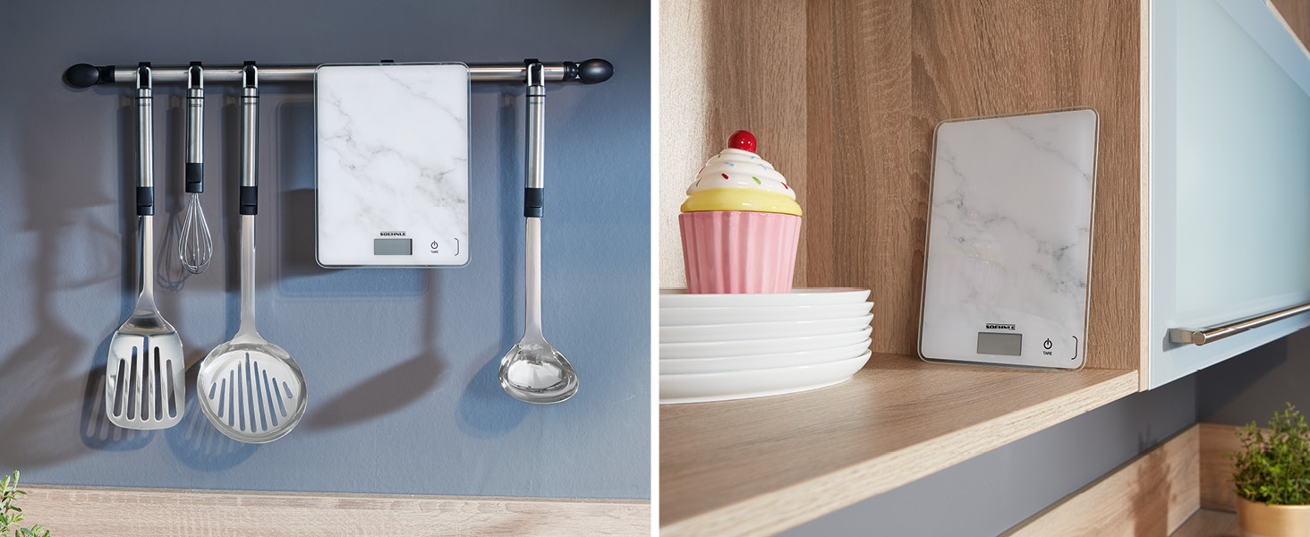 Кухонні ваги Soehnle Page Compact білі, цифрові, до 5 кг, LCD-дисплей, функція тарування