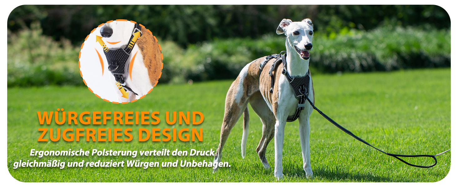 Шлейка для собак Huntboo, анти-витік, для панічних собак, світловідбиваюча, регульована, легка, чорна, розмір S, 1 шт.