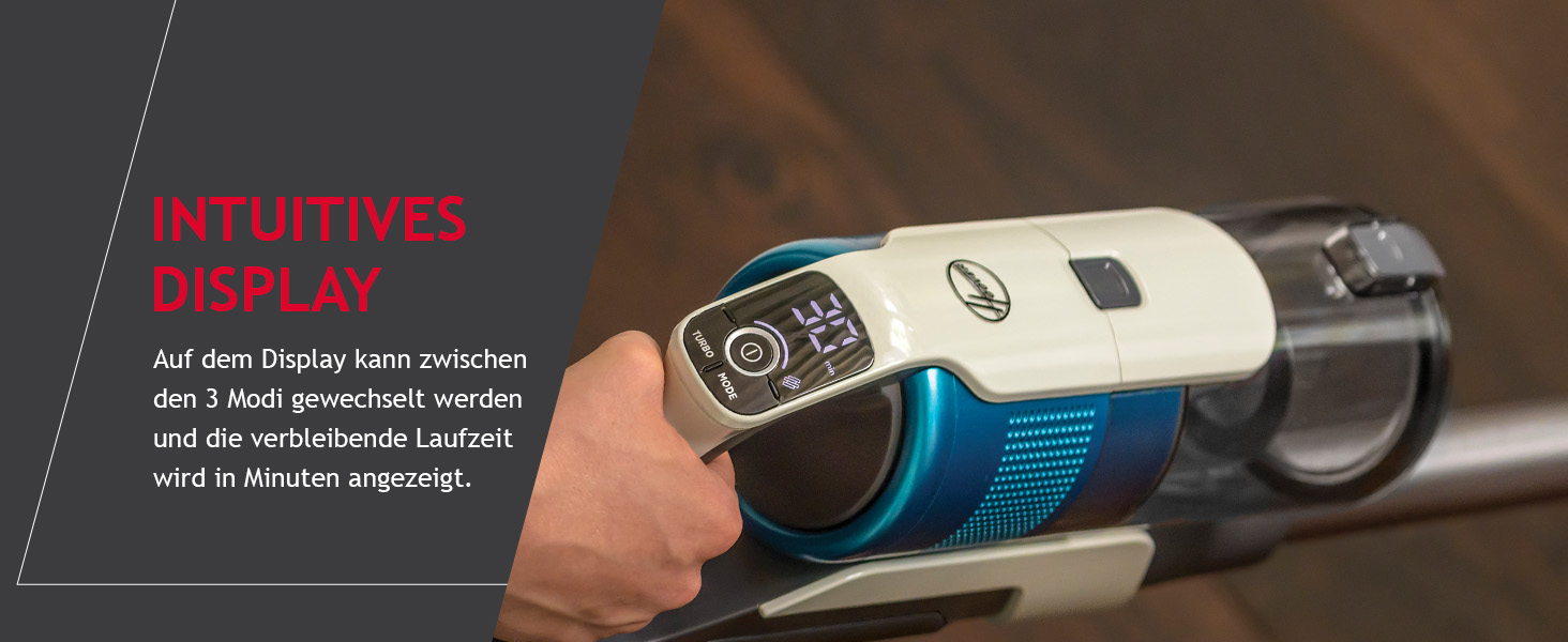 Бездротовий акумуляторний пилосос Hoover HF9 I Без мішка, LED-підсвітка, Anti-Twist насадка, для всіх поверхонь (для тварин)