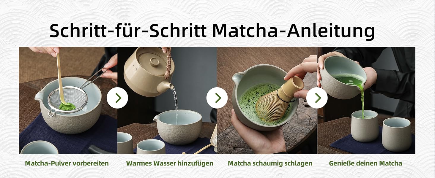 Японський чайний набір Teanagoo з кераміки, 205 мл, темно-сірий, 4 шт.