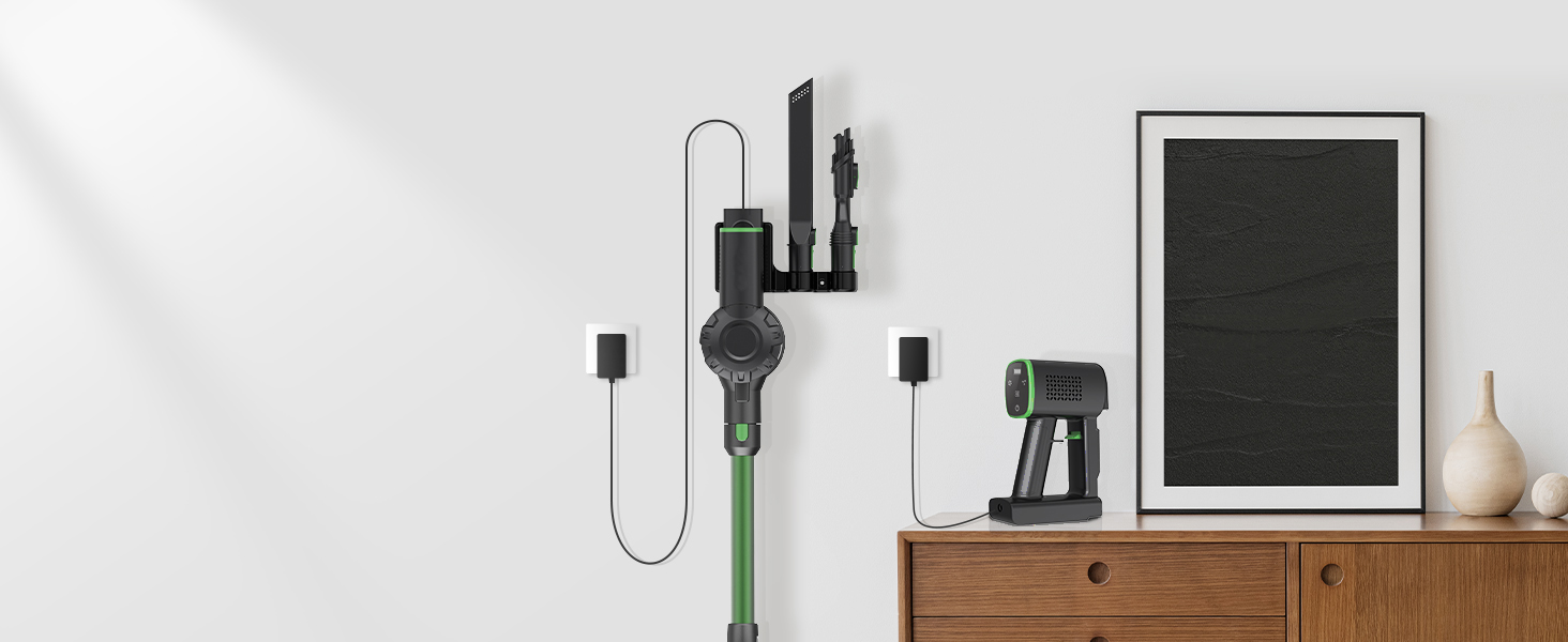 Бездротовий пилосос Vexilar 500W з акумулятором: потужний, 6-в-1, для твердих поверхонь, килимів та шерсті тварин, з сенсорним дисплеєм