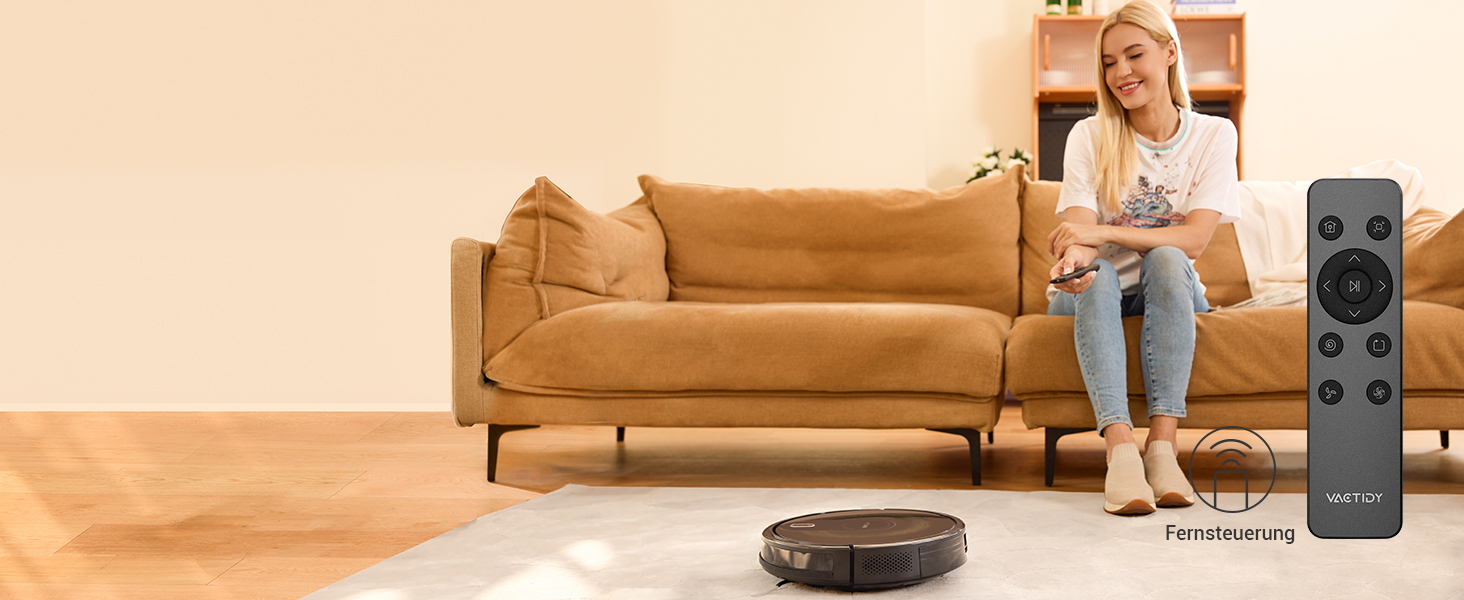 Робот-пилосос Vactidy Nimble T8 2-в-1 з функцією миття, 3000Pa, чорний