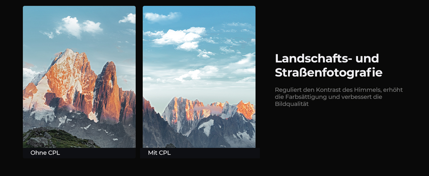 Поляризаційний фільтр K&F Concept 82mm CPL HD з багатошаровим покриттям Nano-Xcel (з кришкою об'єктива)