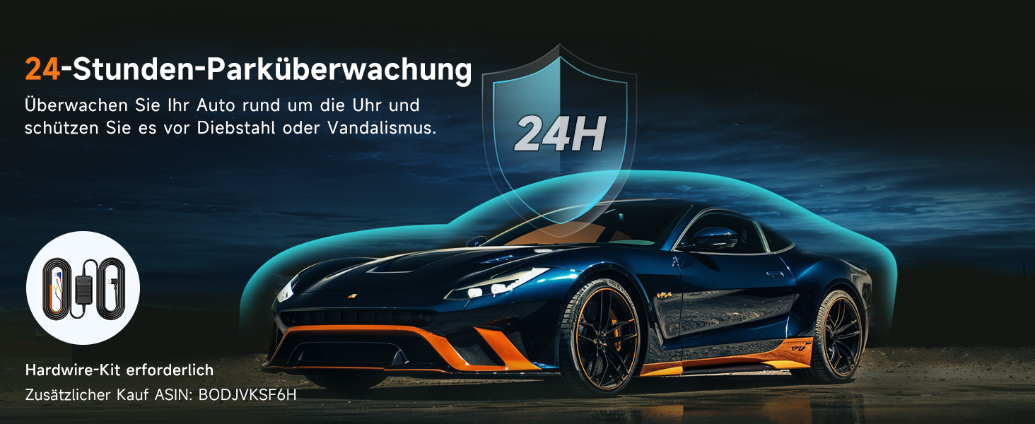 Автомобільний відеореєстратор E-YEEGER 2.5K 1440P з WiFi, IPS екраном 1.47