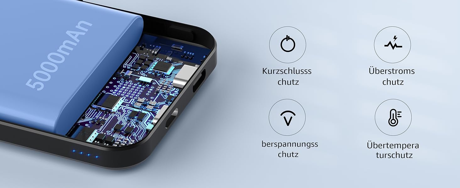 Power Bank MagSafe 5000mAh для iPhone 17/16/15/14/13/12, всі моделі, глибокий чорний колір