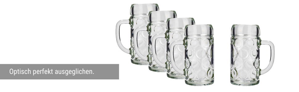 Набір пивних кружок Stölzle Lausitz ISAR, 6 шт, 0,5 л, скло Soda Lime