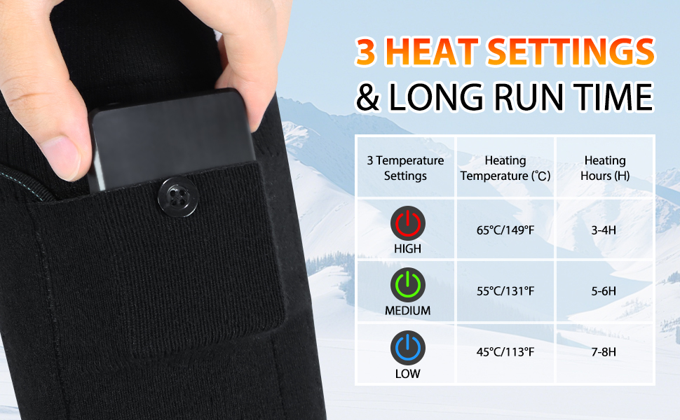 Loowoko Гріючі шкарпетки - зігрійте ноги в холодну погоду