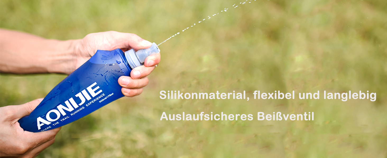 М'яка спортивна пляшка TRIWONDER TPU, складна, BPA-Free, для рюкзака та велосипеда