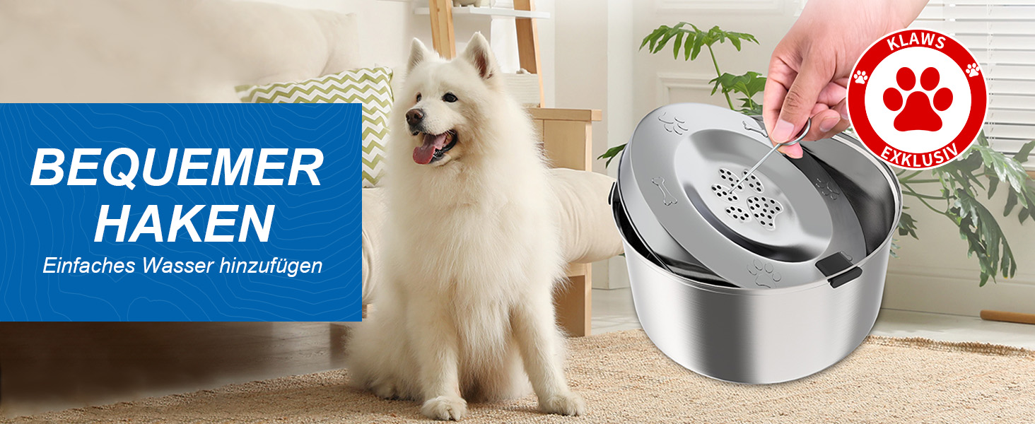 Нержавійна миска для собак Anti Schling без облизування, Slow Feeder для подорожей, 3L з килимком