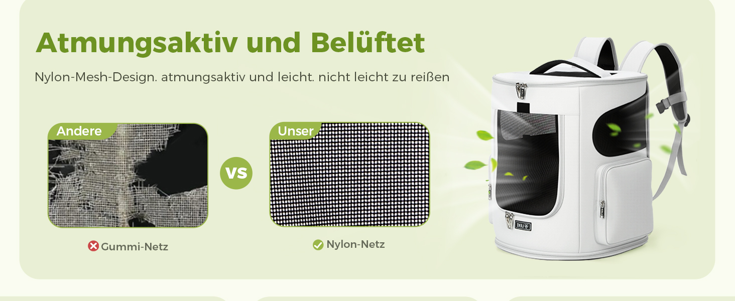 Розширюваний рюкзак для кота та собаки, переноска для тварин до 8 кг, сірий