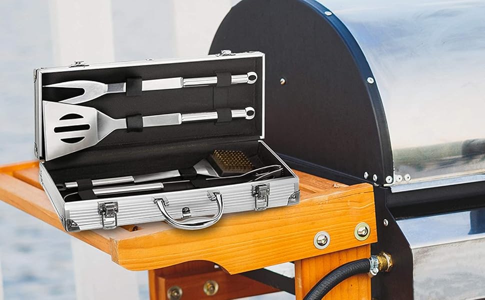 Набір професійного гриль-посуду Dimono® з нержавіючої сталі (5 предметів)